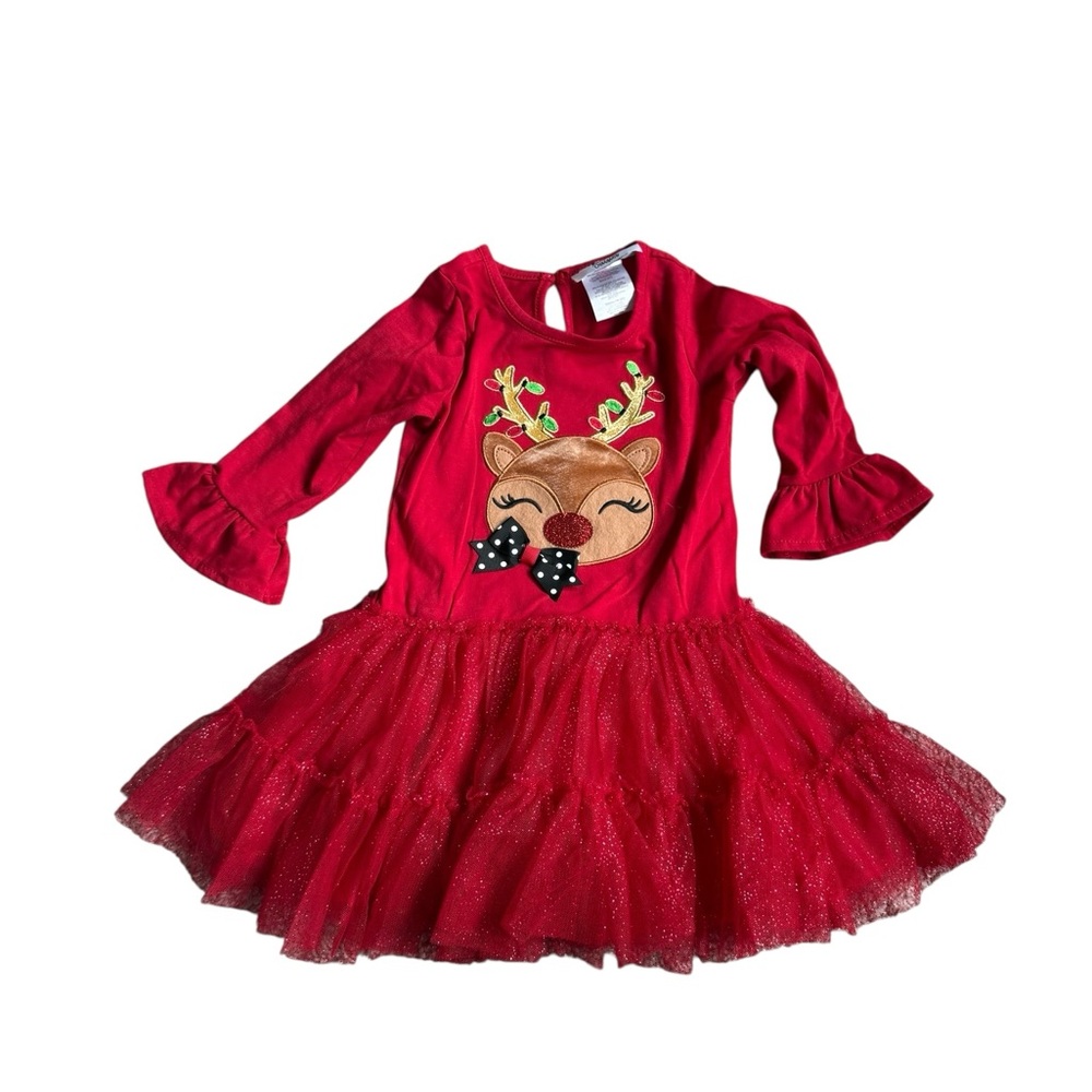 Festive Reindeer Kids Set - Red and Black - Picture 6 of 14